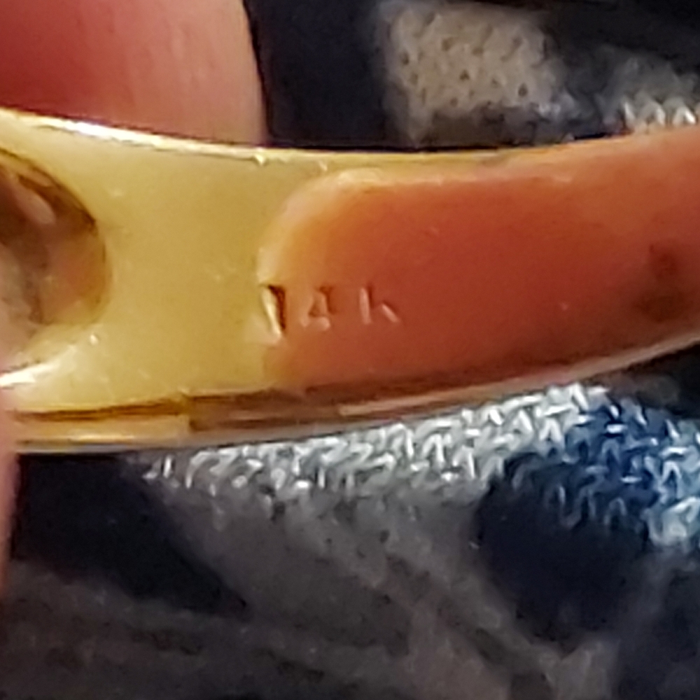 Chic 14k Solid Goldwomen's Ring With Dazzling Dia… - image 6